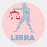 Libra Scales - Astrology Round Sticker