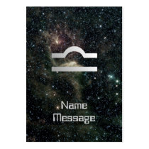 Libra Scales Zodiac Star Sign Universe Bookmark