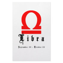 Libra, September 23 - October 22 Stationery
