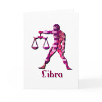 Libra Sign Greeting Card