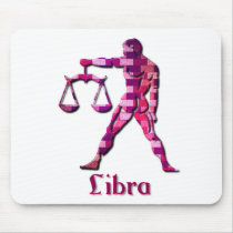 Libra Sign Mouse Pad