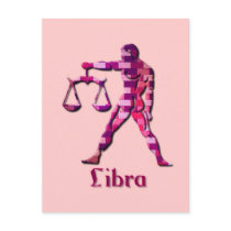 Libra Sign Postcard