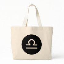 Libra Symbol Canvas Bag