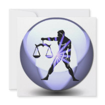 Libra Symbol  Invitations