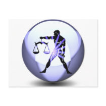 Libra Symbol  Postcard