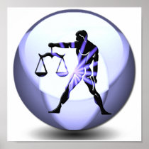 Libra Symbol  Poster