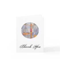 Libra Thank You Card