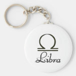 Libra with Symbol Key Chain