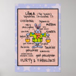 Libra wordcloud poster posters