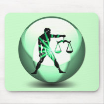 Libra Zodiac Mouse Pad