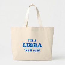 Libra Zodiac Sign Tote Bags