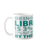 Librarian 3% Talent mugs