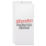 Librarian...Big Deal rack cards