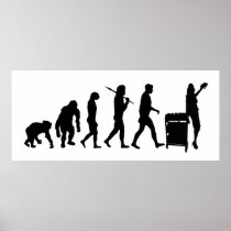Librarian book lovers library index card gear poster