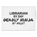 Librarian Deadly Ninja by Night Cards