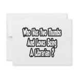 Librarian Joke...Two Thumbs invitations
