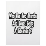 Librarian Joke...Two Thumbs Letterhead Design