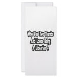 Librarian Joke...Two Thumbs rack cards