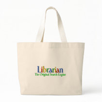 Librarian Original Search Engine Canvas Bags