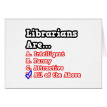 Librarian Quiz...Joke Greeting Card