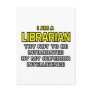 Librarian...Superior Intelligence Postcard
