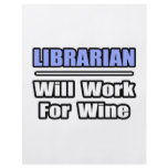 Librarian...Will Work For Wine Flyer Design