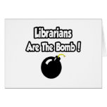 Librarians Are The Bomb! cards