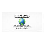 Librarians...Making the World a Better Place photo cards