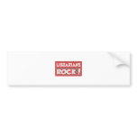 Librarians Rock! bumper stickers