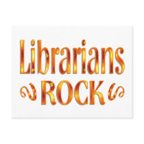 Librarians Rock Post Cards