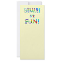 Libraries are Fun Rack Card