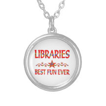 Libraries Best Fun Custom Necklace