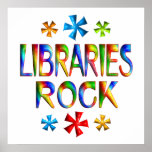 LIBRARIES ROCK PRINT