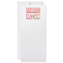 Libraries Rock Custom Rack Card
