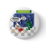 LIBRARY BOOK CHOOK JOKE PINBACK BUTTON