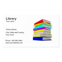 Library business card