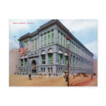 Library, Chicago Illinois 1917 Vintage Post Cards