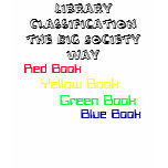 Library Classification the Big Society way, Red... t-shirts