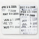 Library Date Stamp Mousepad