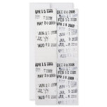 Library Date Stamps Rack Cards rack cards