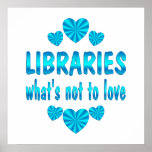 LIBRARY LOVE POSTERS