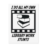 Library Work Stunts postcards