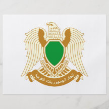 Libya Coat of Arms Custom Flyer