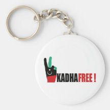 Libya free from Gaddafi - Kadhafi Key Chain