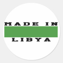 Libya Made In Designs Sticker