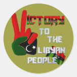 Libya - people army victory Artwork gifts Round Sticker
