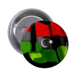 Libyan flag of Libya Independence Monarchy flag Pinback Buttons