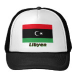 Libyen Flagge mit Namen Hat