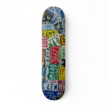 license plate deck skate board decks