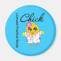 Licensed Practical Nurse Chick v2 Magnet